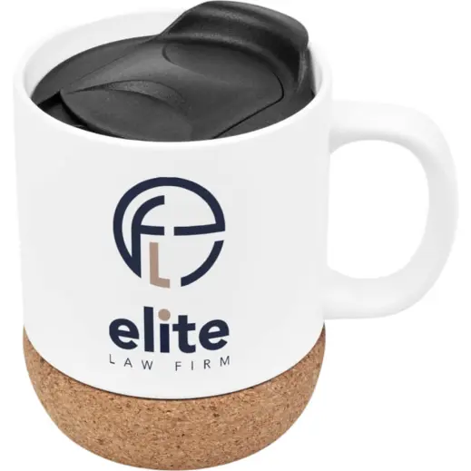 Serendipio Sienna Cork & Ceramic Sublimation Coffee Mug Main
